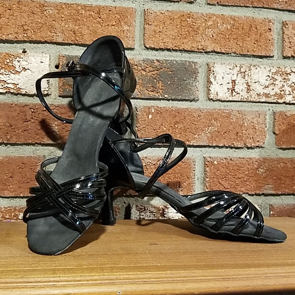 SOULdancer Black strappy dance shoes 43